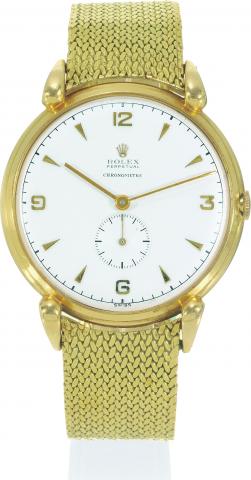 Yellow Gold, Ref.4396.Rolex, Perpetual, Chronometre.case No. 309755, Ref. 4396. Made in the.1950