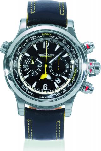 Platinum Extreme World Chronograph.Jaeger-LeCoultre, Master Compressor, Extreme World Chronograph _ Emmanuel Coindre, Travers_e.du Pacifique Nord, D_fi 2005, No. 03/10, Ref. Q176647C. Made in a limited edition of 10 pieces, sold on.February 1, 2006..Very 