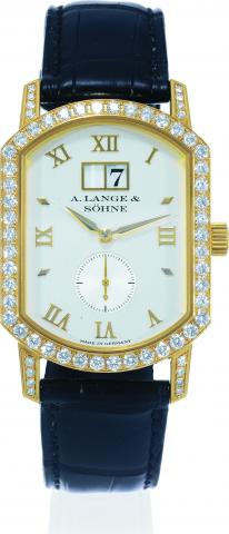 Yellow Gold and Diamonds Arkade.A. Lange & S_hne, Glash