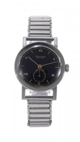 Ref. 3716 Stainless Steel Impero Black Dial..Rolex, Oyster Perpetual Chronom