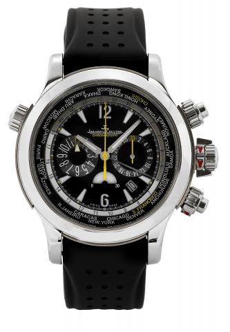Stainless Steel Extreme World Chronograph.Jaeger-LeCoultre, Master Compressor, Extreme World.Chronograph _ Emmanuel Coindre, Travers_e du Pacifique Nord.D_fi 2005, No. 10/20, Ref. 150.8.22. Made in a limited edition of.20 pieces in 2005..Very fine, oversi