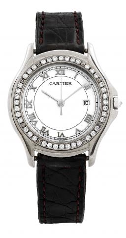 White Gold.Cartier, case No. C 13157, Ref. 1164/1. Made in the 1990
