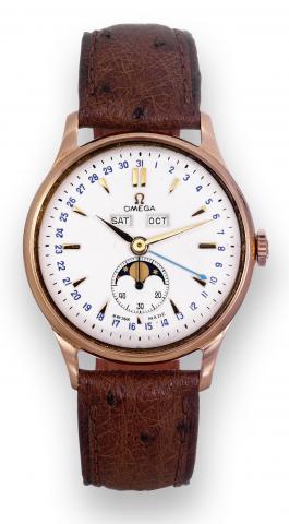 Triple Date.Moon Phase.Omega, case No. 10864985, Ref. 2256..Made in the 1950