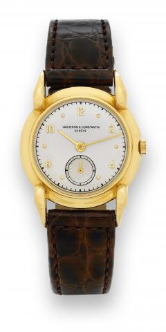 Vacheron Constantin Claw Lugs.Vacheron & Constantin, Geneve, No. 455735, case.No. 294541, Ref. 4368. Made circa 1945..Very fine and rare, 18K yellow gold wristwatch.