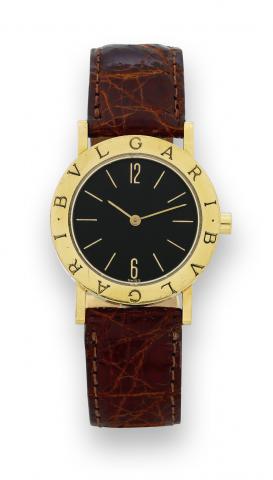 Bulgari Mid-Size.Bulgari, Ref. BB 30 GL. Made in the 1990's..Fine, 18K yellow gold, water-resistant, mid-size quartz wristwatch.with 18K yellow gold Cartier deployant clasp..To be sold without reserve