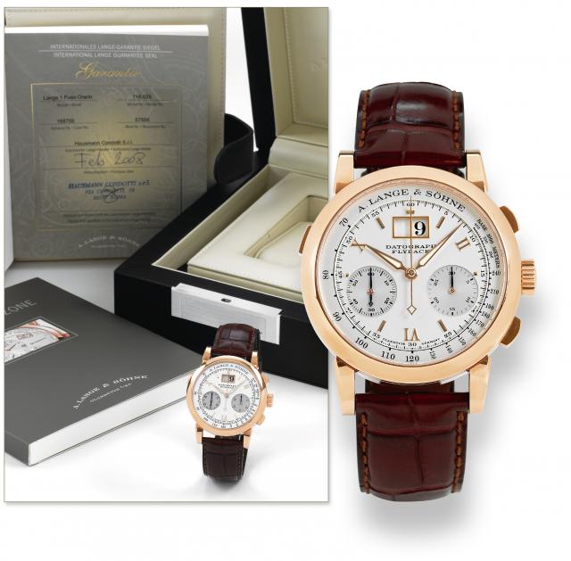 A. Lange & S_hne Datograph Flyback.A. Lange & S_hne, Glash