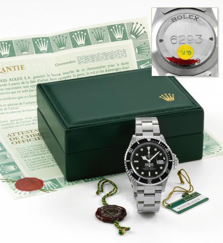 Rolex Ref. 168000, COMEX Submariner.Rolex, Oyster Perpetual Date, Submariner, 1000 ft / 300 m, Superlative.Chronometer, Officially Certified, Ref. 168000/16800. Made circa 1986..Very fine and very rare, center seconds, self-winding, water-resistant, stain