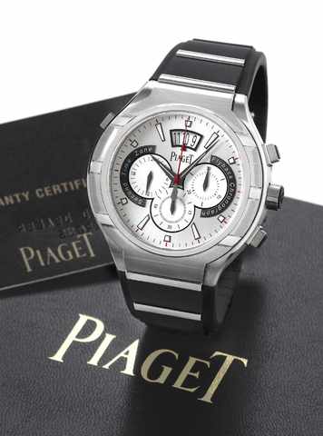 Piaget Titanium & Steel Two Time Zone.Flyback Chronograph.Piaget, Gen