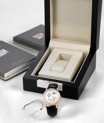 A. Lange & S_hne Pink Gold Word Time Lange 1.A. Lange & S_hne, Glash