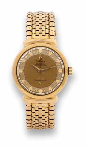 OMEGA PINK GOLD GRAND LUXE CONSTELLATION.Omega, Chronom