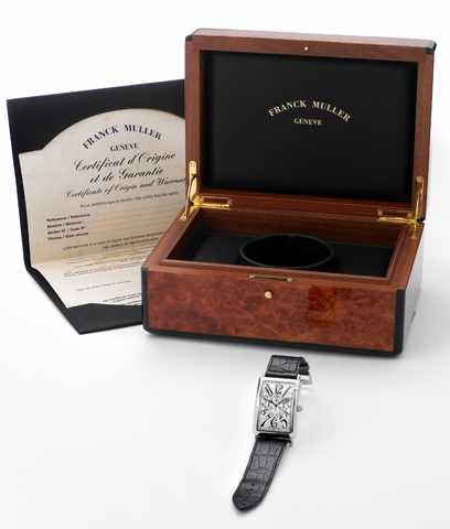 FRANCK MULLER LONG ISLAND SINGLE-BUTTON CHRONOGRAPH.Franck Muller, G