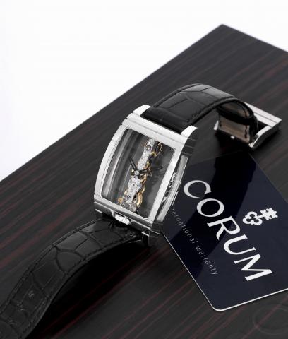 Corum Golden Bridge.Corum, Swiss, case No. 2141266, Ref. 113.550.59. Made in celebration of Corum