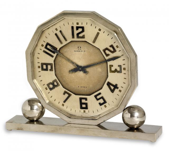 Omega Art Deco Clock.Omega, 