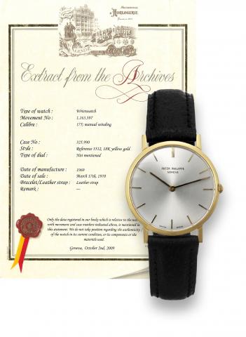 Patek Philippe ref. 3512 yellow gold.Patek Philippe, Gen