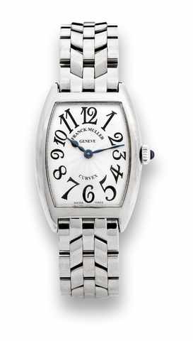 Franck Muller White Gold Cintr_e Curvex.Franck Muller, Gen