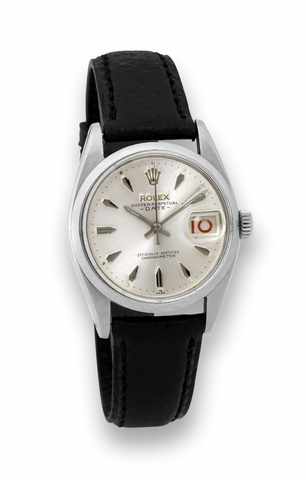 Rolex Ref. 6530 - Stainless Steel - Date.Rolex, Oyster Perpetual Date, Officially Certified.Chronometer, case No. 90716, Ref. 6530. Made in 1955..Fine and rare, center seconds, water-resistant, self-winding.stainless steel wristwatch with date..To be sold