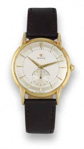 Rolex, Ref. 4816.Rolex, Officially Certified, Chronometer.Ref. 4816. Made in the 1950s..Fine and rare 18K yellow gold.chronometer wristwatch..To be sold without reserve