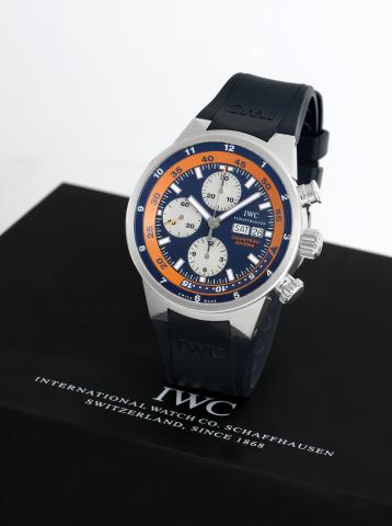 International Watch Co. Aquatimer.Cousteau.International Watch Co., Schaffhausen, Aquatimer -.Chronograph Cousteau Divers, No. 1746/2500, case.No. 3319795, Ref. IW378101. Made in a limited edition of.2500 pieces in 2007..Fine, self-winding, water-resistan