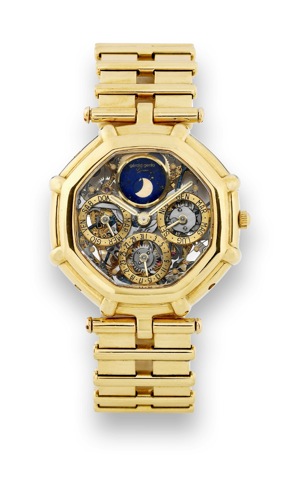 GERALD GENTA SKELETONIZED PERPETUAL CALENDAR.G_rald Genta, Gen