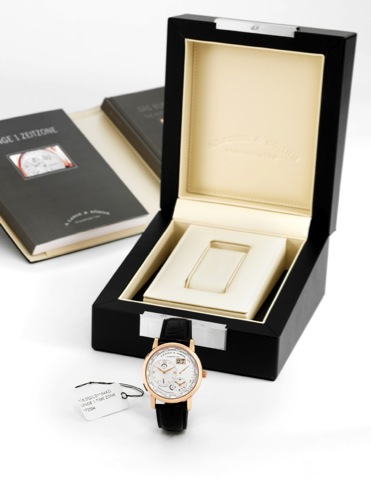 A. Lange & S_hne Pink Gold Word Time Lange 1.A. Lange & S_hne, Glash