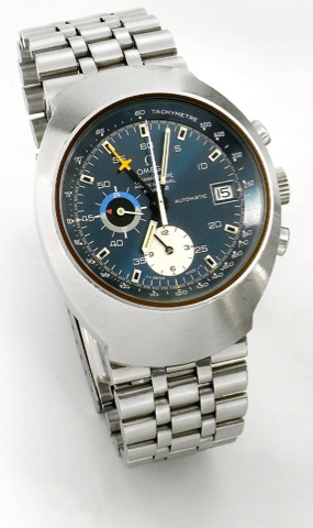 Omega - Speedmaster Mark III - So-called jedi.Omega, Automatic, Speedmaster, Mark III, No. 36261683, Ref. 176.002. This reference was launched in 1971..Fine and rare, tonneau-shaped, self-winding, water-resistant, stainless steel pilot