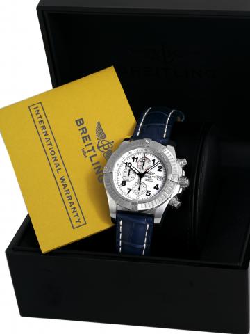 Breitling Stainless Steel Super Avenger.Breitling, 1884, Super Avenger Chronom
