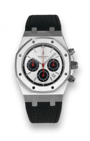 Audemars Piguet Royal Oak Tour Auto 2007.Audemars Piguet, Royal Oak Chronograph, Automatic Tour.Auto Lissac 2007, No. 24/50, case No. F99538.Ref. 26136ST. Made in a limited series of 50 examples in 2007.for the Tour Auto Lissac (France)..Very fine and rar