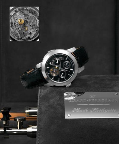 Girard-Perregaux - Platinum Opera Two _ Black Dial.Diamond Indexes.Girard-Perregaux, Opera Two, Tourbillon, Carillon 