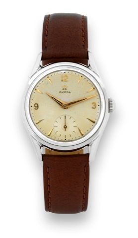 Omega Stainless Steel.Omega, No. 14929234, Ref. 2830-1 SC. Made in circa 1960..Fine stainless steel wristwatch..To be sold without reserve