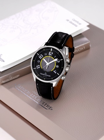 Jaeger-LeCoultre Platinum Am- Vox 1.Jaeger-LeCoultre, Amvox 1 - R-Alarm Aston Martin, 1000 hours control, No. 017/150, Ref. 191.6.97. Made in a limited edition of.150 pieces, sold on 2 May, 2007..Fine and rare, large, center seconds, self-winding, water r