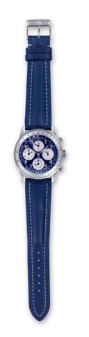 Breitling, Navitimer 1461 S_rie Limit_e Etanche.Ref. A 38022, No. 10 0158/1000, made in the.1990s..Fine and rare, self-winding, water-resistant to 3 atm..stainless steel wristwatch with perpetual calendar up to 4.years, the 52 weeks, round button chronogr