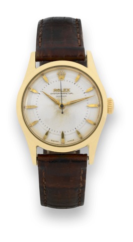 Rolex Deepsea.Rolex Ref. 6332 Rolex, Oyster Perpetual, Deepsea, case No. 51187, Ref. 6332. Made in the 1950s..Fine and rare, center seconds, self-winding, water-resistant, gold-plated and stainless steel wristwatch with.a gold-plated Rolex buckle..To be s