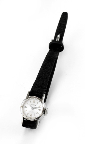 Rolex - White Gold - Orchid.Rolex, Orchid, Ref. A 8901. Made in 1960, sold March 2nd, 1961..Fine, 18K white gold lady's wristwatch with a stainless steel Rolex buckle. Accompanied by the original fitted box, guarantee.(now void) and a spare strap with ste