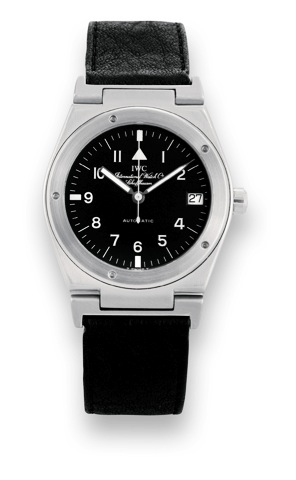 International Watch Co., Sc haffhausen.Automatic, Ingenieur.International Watch Co., Schaffhausen, Automatic, case.No. 2405841, Ref. 3516. Sold on August 25th, 1990..Fine, tonneau-shaped, anti-magnetic, center-seconds, selfwinding.water-resistant, stainle