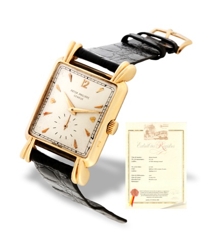 Patek Philippe, Ref. 2440, Fluted Teardrop Lugs.Patek Philippe Gen