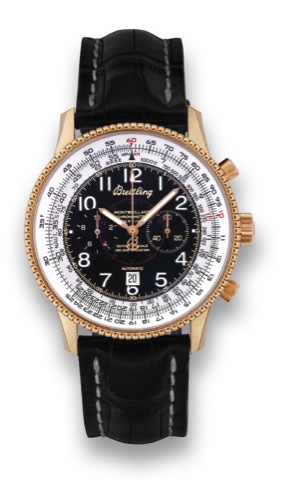 Breitling Pink Gold Montbrillant 1903.Breitling, Chronometre Certifie, Edition Special, 100.Aviation, Automatic, No. 009/100, case No. 422648.Ref. H35330. Made in a limited series of 100 examples in.2003 to celebrate the 100th anniversary of the first fli