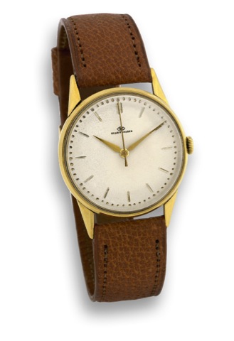 IWC - YELLOW GOLD.International Watch Co., Schaffhausen, No. 1201556, case.No. 1292346. Made in the 1960's..Fine 18K yellow gold wristwatch..To be sold without reserve