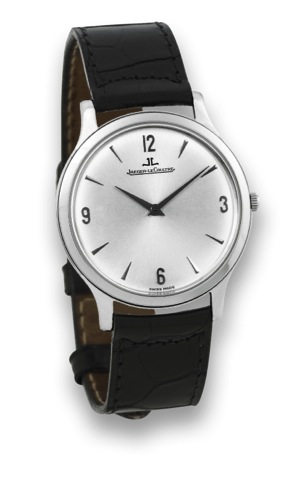 JAEGER-LECOULTRE - MASTER - ULTRA THIN.Jaeger-LeCoultre, Master Control 1000 Hours, No. 2221.Ref. 145.8.79. Made circa 2000..Fine and elegant, water-resistant, stainless steel ultra thin.wristwatch with a stainless steel Jaeger-LeCoultre deployant.clasp. 