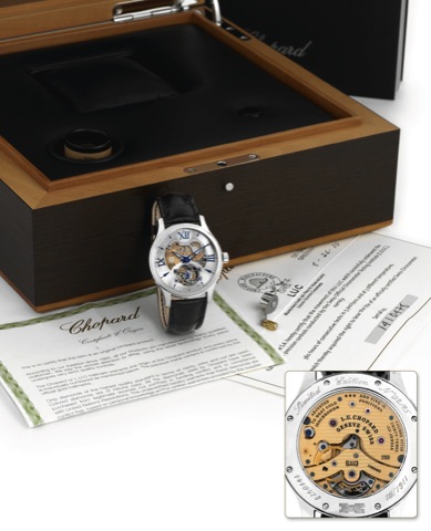 CHOPARD - PALLADIUM - TOURBILLON - CHRONOMETER.Chopard & Cie, Gen