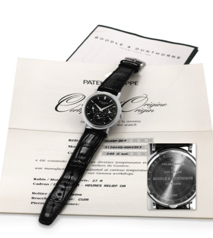 PATEK PHILIPPE REF. 5049 PLATINUM ONLY 20 PIECES MADE.Patek Philippe, Gen