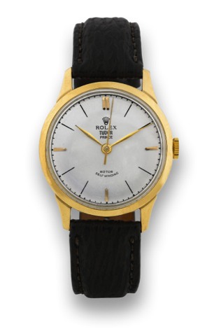 TUDOR YELLOW GOLD PRINCE.Tudor Prince, Rotor Self-winding, Ref. 33585. Made in the 1960s..Fine, center-seconds, self-winding, 14K yellow gold wristwatch..To be sold without reserve