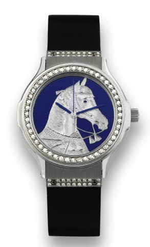 HUBLOT WHITE GOLD & DIAMOND ARABIC HORSE.Hublot, MDM, Gen