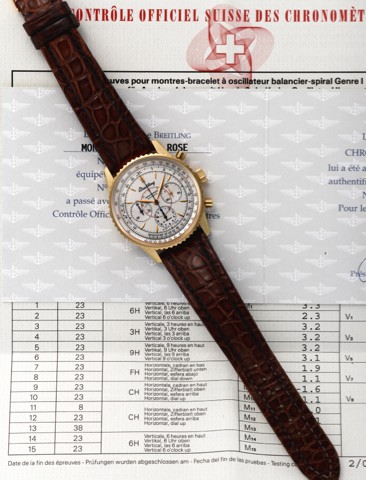 BREITLING REF. H 30030.1 NAVITIMER.MONTBRILLANT SPECIAL EDITION YELLOW GOLD.Breitling, Gen