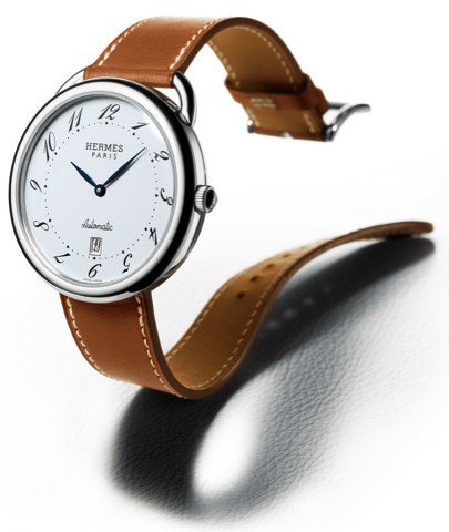 HERMES ARCEAU FOR HELP THEM ONLUS.Hermes, Paris, Arceau Automatic, case No. 2064272, Ref. AR 4. 810. Made in 2012.