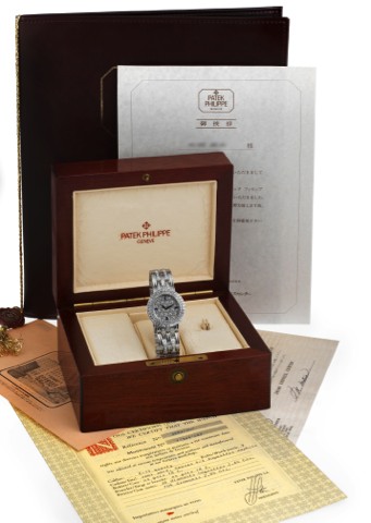 PATEK PHILIPPE REF. 3982 WHITE GOLD.DIAMOND AND SAPPHIRE.Patek Philippe, Gen