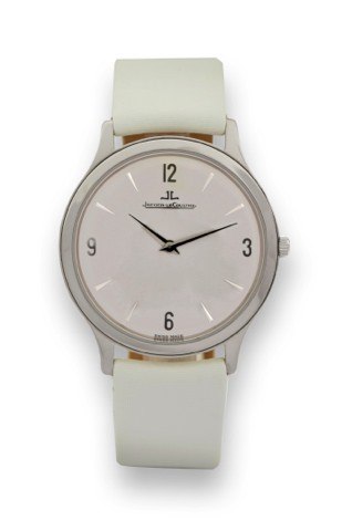 JAEGER-LECOULTRE, REF.145.3.79 - MASTER CONTROL –.WHITE GOLD ULTRA THIN.Jaeger-LeCoultre, Master Control 1000 Hours, No. 251, Ref. 145.3.79. Made circa.2000..Fine and elegant, water-resistant, 18K white gold ultra thin wristwatch with an 18K.white gold Ja