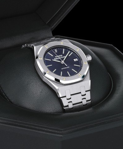AUDEMARS PIGUET, REF. 14990ST. ROYAL OAK, FONDATION, NO. 08.Audemars Piguet, Genève, Royal Oak Automatic, movement 426988, No. 008, case No. D81809, Ref. 14990ST..Made in a limited edition of 250 pieces to benefit the Time For The Trees Foundation. Made c