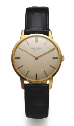 PATEK PHILIPPE Ref. 2599 Yellow Gold.Patek Philippe, Genève, No. 789305, case No. 2624539.Ref. 2599. Made circa 1960..Fine 18K yellow gold wristwatch.