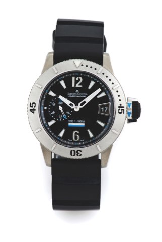 JAEGER LECOULTRE, REF. 160.T.05.MASTER COMPRESSOR DIVING GMT LIMITED.Jaeger-LeCoultre, Master Compressor Diving gmt, No. 1475/1500, case no. 2463250.ref. 160.T.05. Made in a limited edition of 1500 pieces, circa 2010. Very fine, large, two.time zone, cent