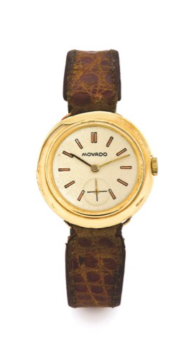 MOVADO REF 1773 YELLOW GOLD.Movado, case 167113, Ref.1773. Made in the 1950’s..Fine, 18K yellow gold wristwatch..To be sold without reserve